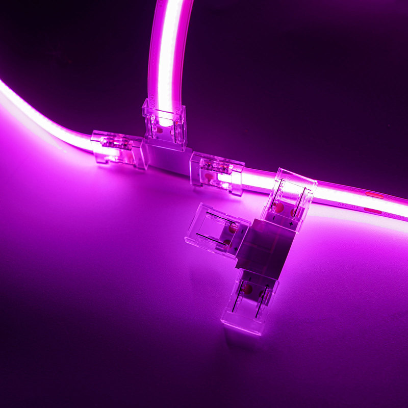 Crystal T-shaped Connector for  led strips